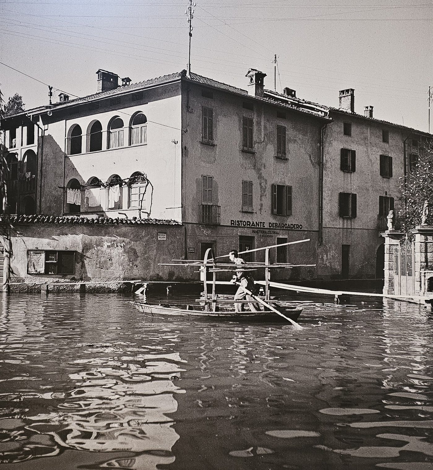 Ristorante Debarcadero, historische Aufnahme